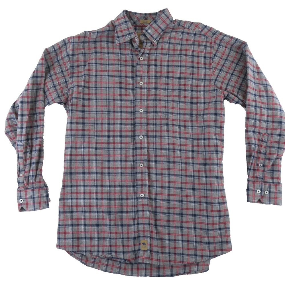 Onward Reserve Long Sleeve Flannel Button Up Shirt‎ Mens Medium Cotton